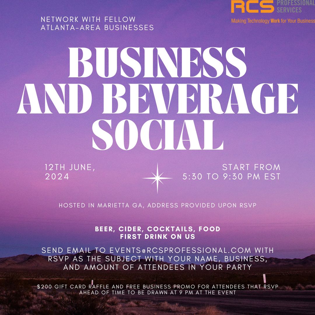 Business and Beverage Social 2-1